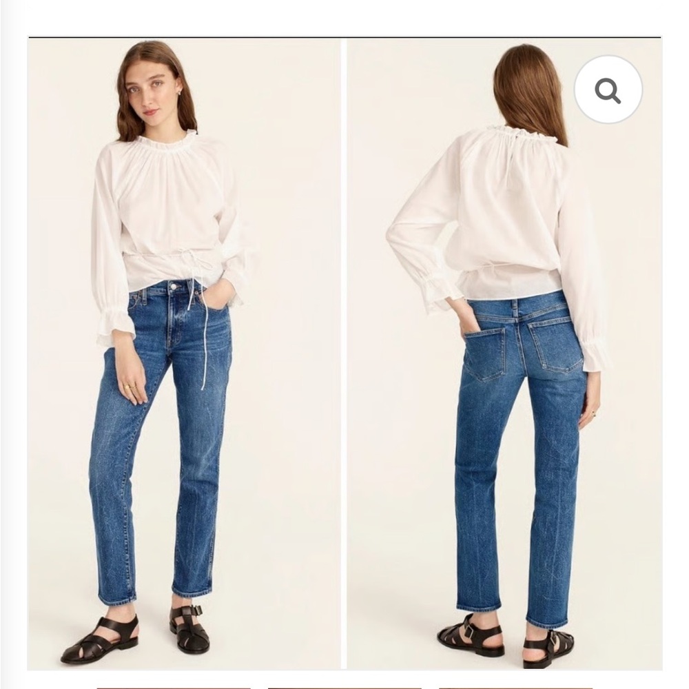J. crew High-Rise Vintage Straight Leg Women’s Jeans - Blue (Catskill Wash) 26P